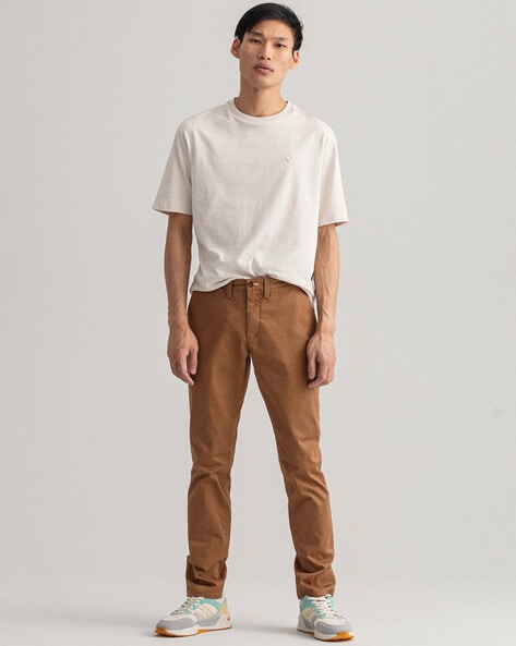 Solid Full-Length Pant
