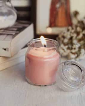 aromaticfables Mogra Scented Jar Candle-picture-30