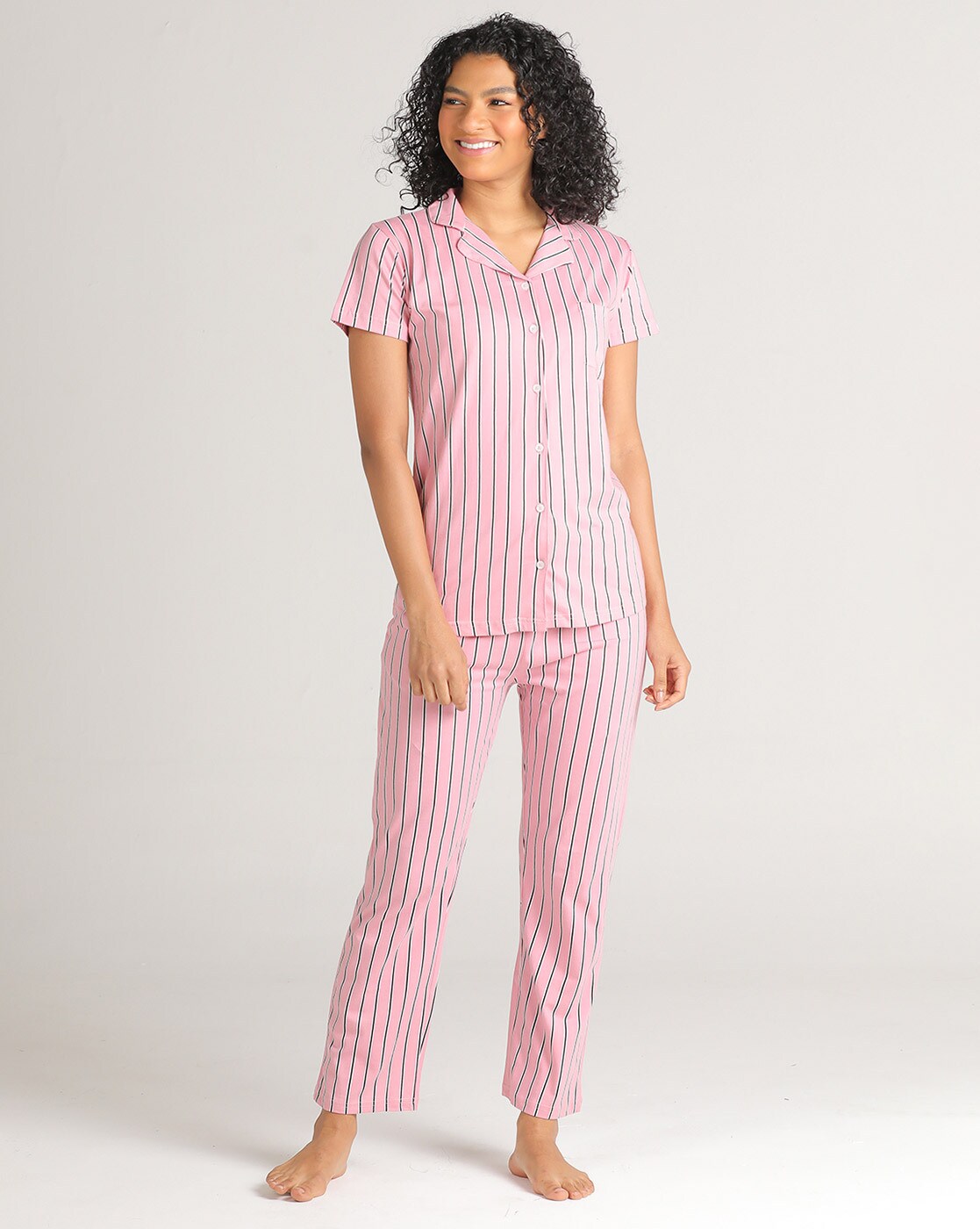 Buy Pink Night&LoungeWearSets for Women by EVOLOVE Online