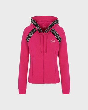 Armani hoodie sale womens best sale