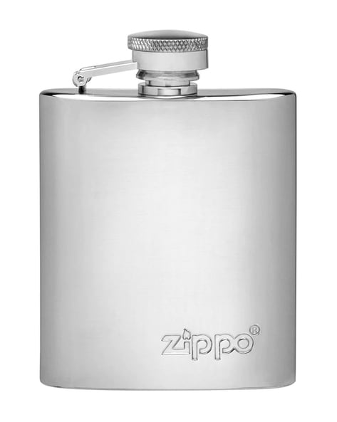 8 Oz Stainless Steel Hip Flask Set In Black Gift Box – R & B Import