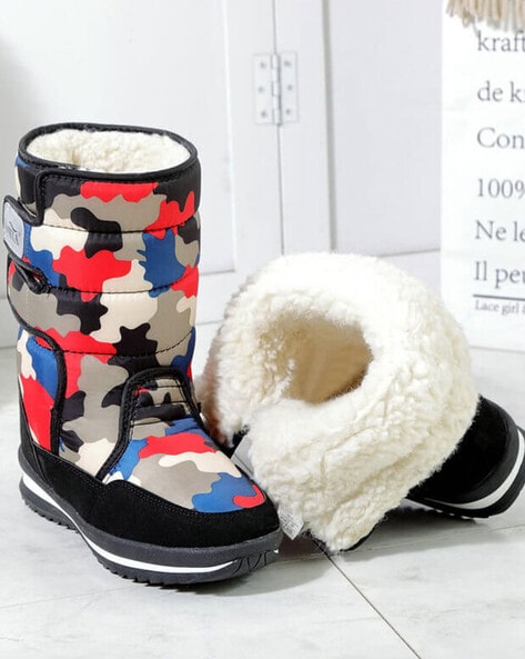 Girls camo cheap boots