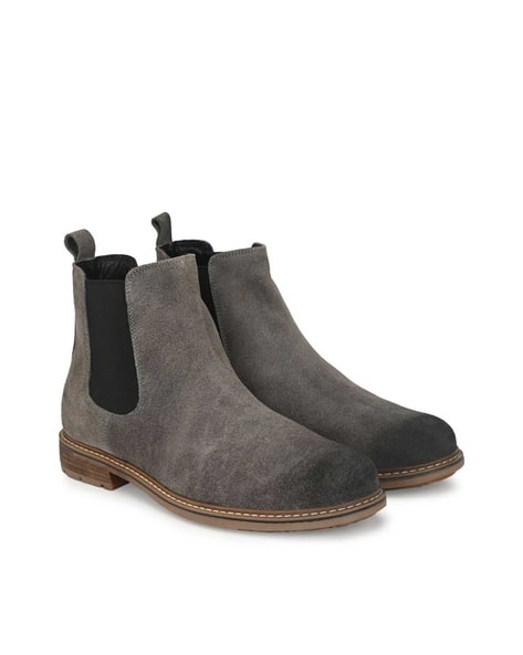Genuine Leather Ankle-Length Chelsea Boots
