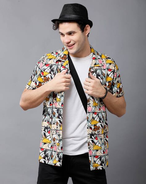 ComicSense Men Printed Casual Multicolor Shirt - Buy ComicSense Men Printed  Casual Multicolor Shirt Online at Best Prices in India