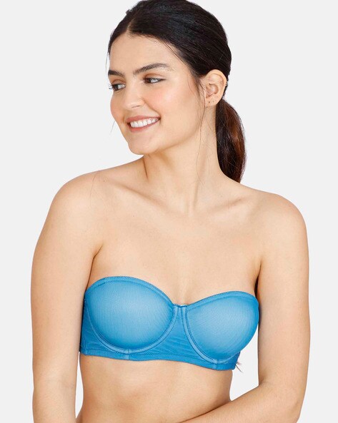 Buy Zivame Tuscan Romance True Curv Double Layered Wired 3/4th Coverage  Super Support Bra - Orange online