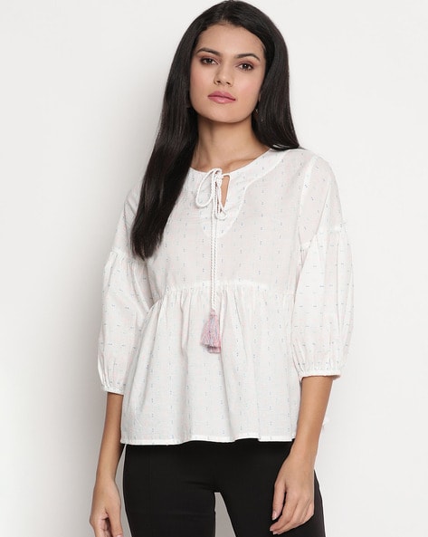 Buy White Tops for Women by House Of Kkarma Online