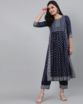 Ajio party 2024 wear kurtis