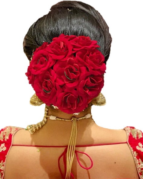 15 trending gajra hairstyles that we spotted on real brides! | Real Wedding  Stories | Wedding Blog