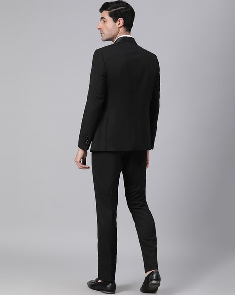 Men Suits Black 3 Piece Slim Fit One Button Wedding Groom Party Wear Coat  Pant, Plus Size Black Suit, Men Black Suit, Black Slim Fit Suit - Etsy