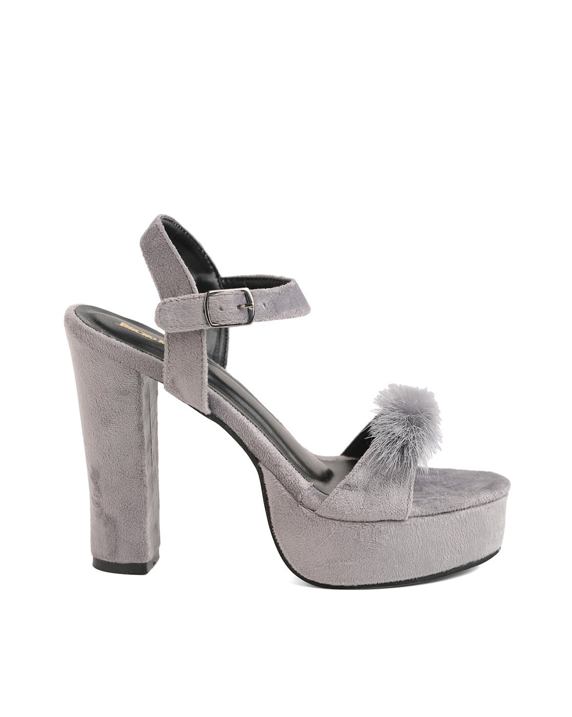 Grey fancy heels sandals at low price Off 60%, 70%, 75%. Offers