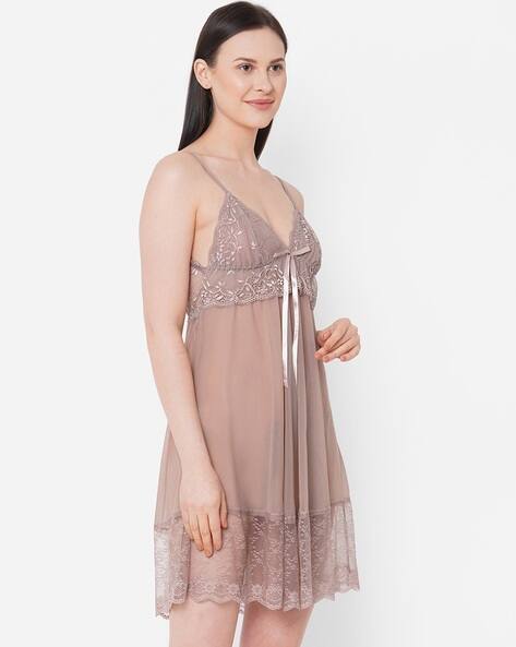 Lace Babydoll & Panties Set