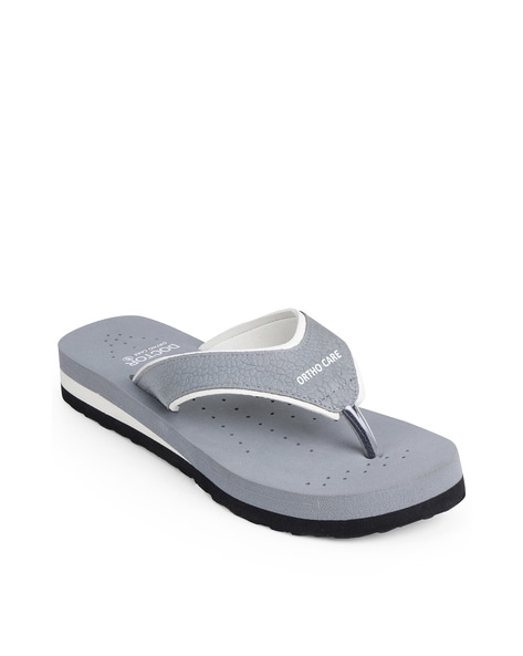 Grey slip on store slippers