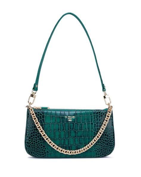 Buy SMALL GREEN QUILTED FLAP FRONT HANDBAG for Women Online in India