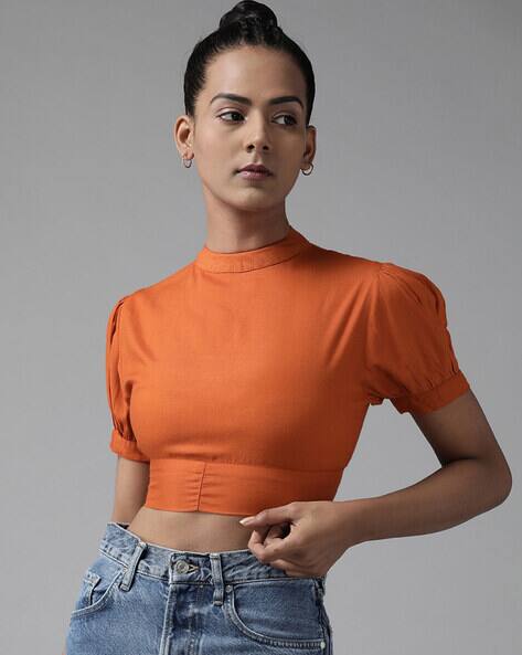 Buy Orange Tops for Women by The Dry State Online