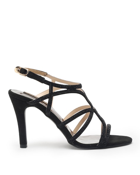 Black on sale buckle heels