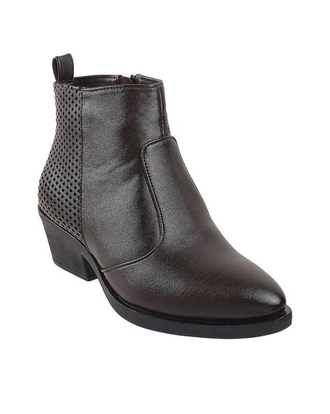 Metro Solid Ankle-Length Boots