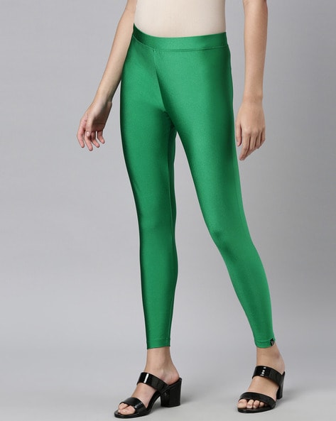 TwinBirds Jungle green Cotton Lycra Pencilcut Women legging – Cherrypick