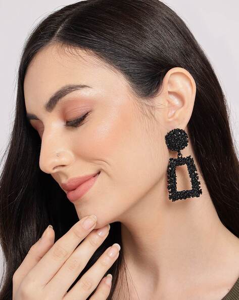 Earrings & Studs | Black Earrings (Jhumka) For Women And Girls | Freeup
