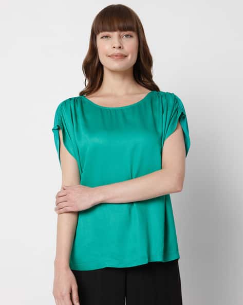 Vero Moda Solid Round-Neck Top