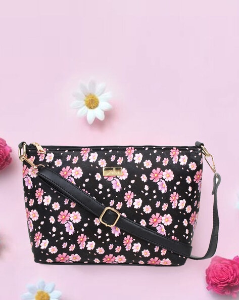 SIMRA ENTERPRISES Yellow Shoulder Bag Floral print yellow purse Yellow -  Price in India | Flipkart.com