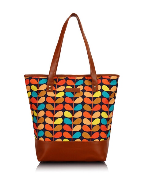 Striped Tote Bag | Striped Shoulder Bag | Crochet Purse with Tassels –  Colorful 4U
