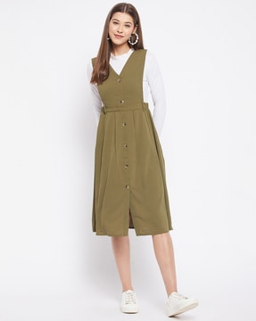 Buy Green Dresses for Women by WineRed Online Ajio