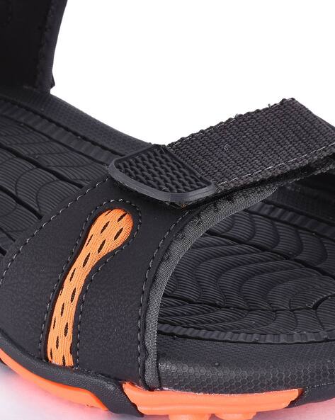 Sparx sandals grey online and orange