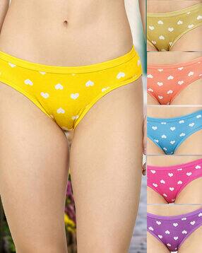 cup's-in Abstract Printed Seamless Panties-picture-44