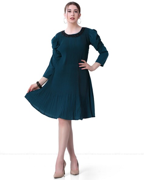 Buy Wine Dresses for Women by MAYERO Online | Ajio.com