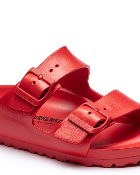 Red birkenstock 2024 men