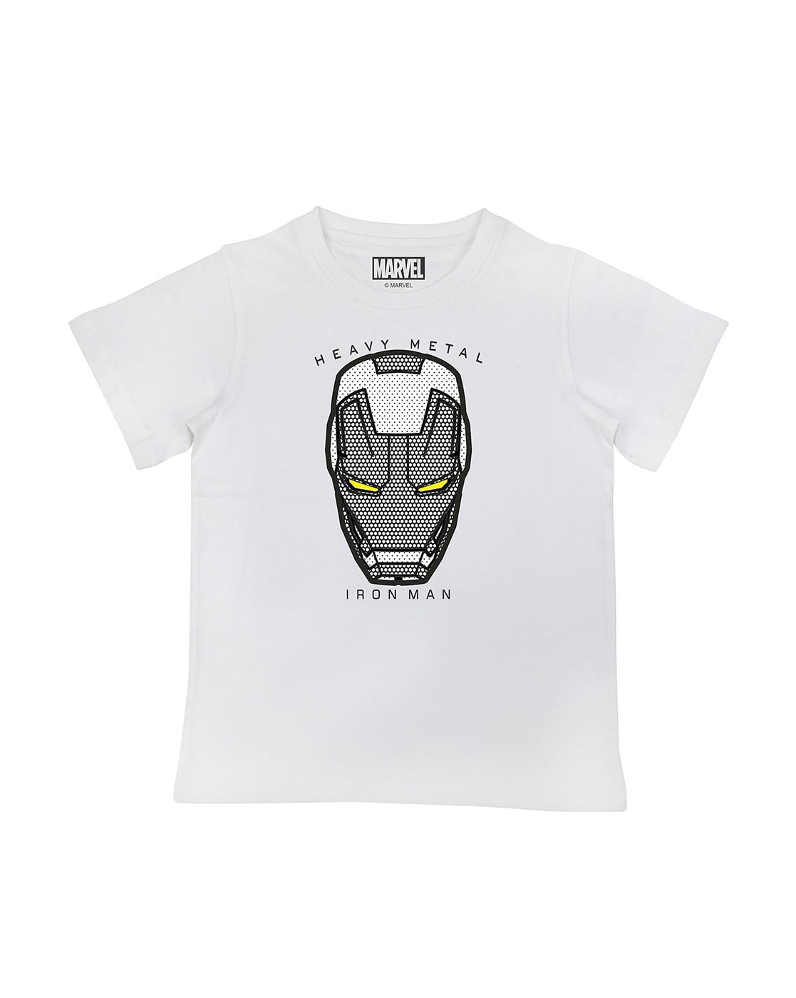 Iron man t shirt white best sale