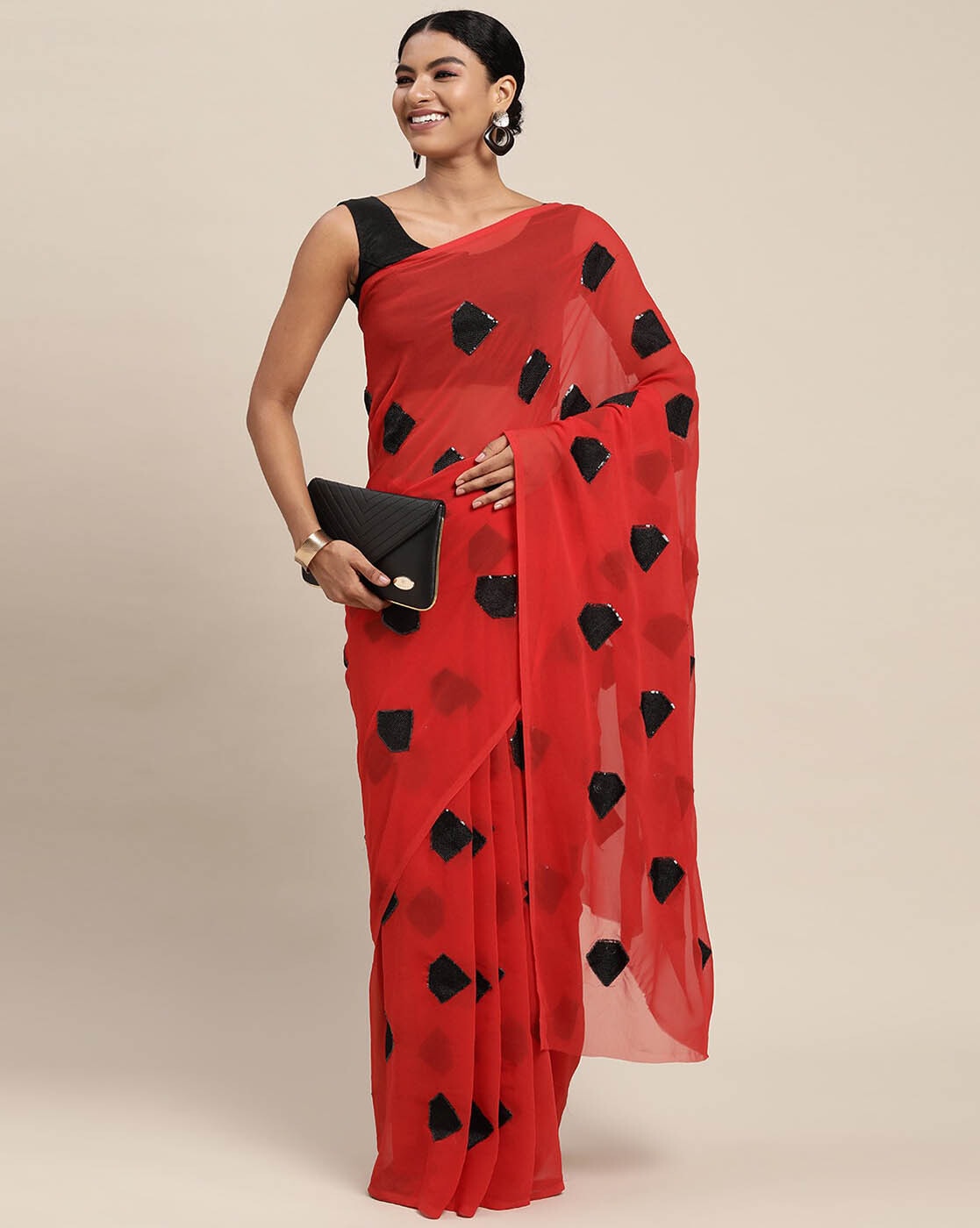 Buy Red Sarees for Women by Banarasi Silk Works Online | Ajio.com