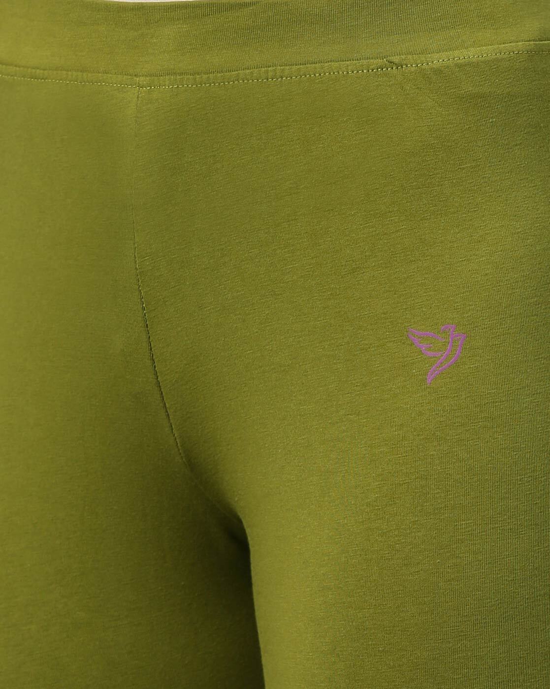 Buy Olive Leggings for Women by Twin Birds Online