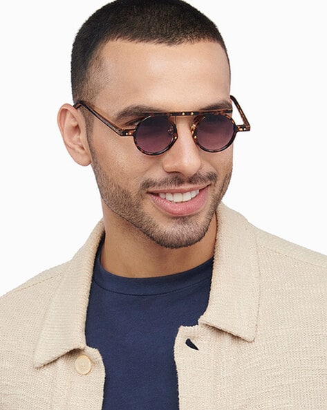 Buy Eyewear Stylez™ photochromic glasses for men photochromic sunglasses  day night glasses for men photo grey sunglasses for men uv eye protection glasses  Round Brown 4 at Amazon.in