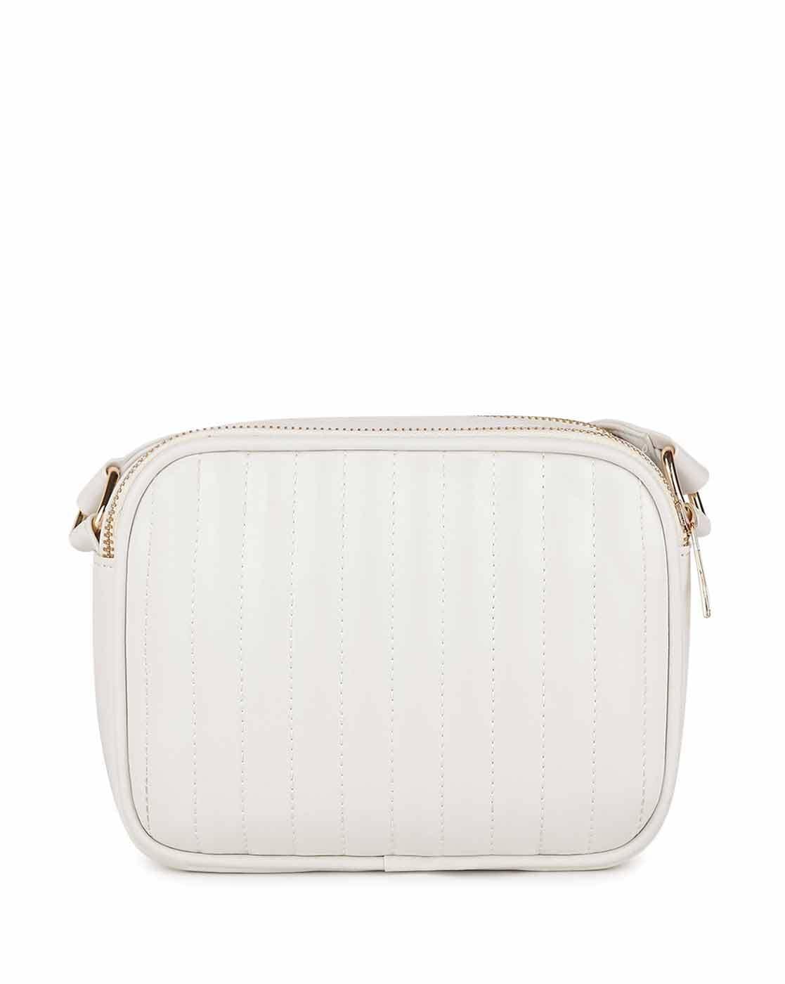 White quilted discount cross body bag