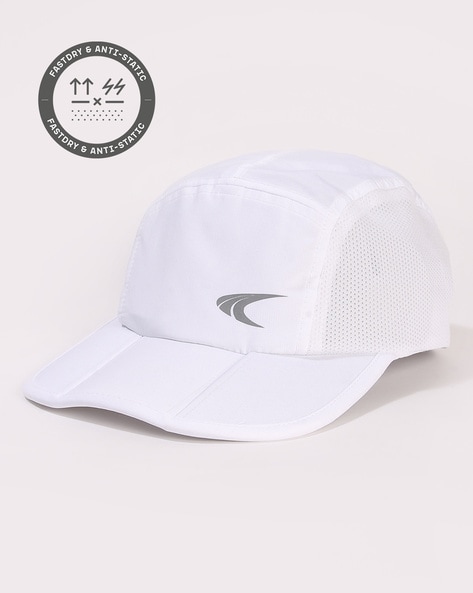 Performax Logo Print Baseball Cap For Women (White, OS)