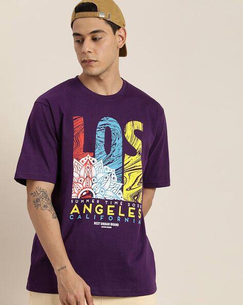 Tee Brands Best Men's Graphic T Shirts 2020 Buy Purple