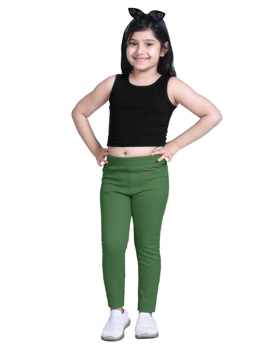 Skinny Jeggings with Elasticated Waist