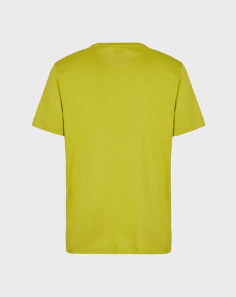 Tシャツ・カットソー EMPORIO ARMANI Men T-shirt Yellow Cream EM001033AF10017 Buy Yellow Tshirts for Men by EA7 Emporio Armani Online