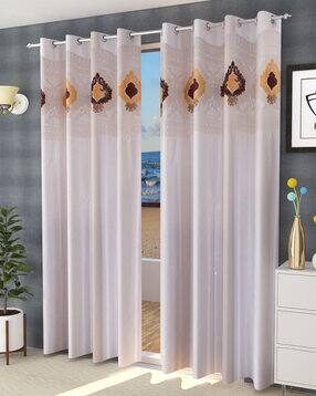 homefab india Pack of 2 Net Semi-Transparent Curtains-picture-42