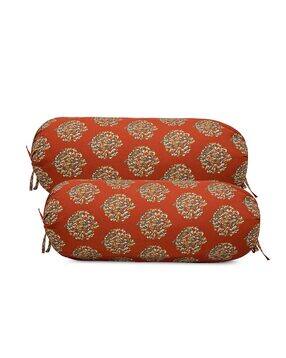 Pack of 2 Printed Bolster Covers