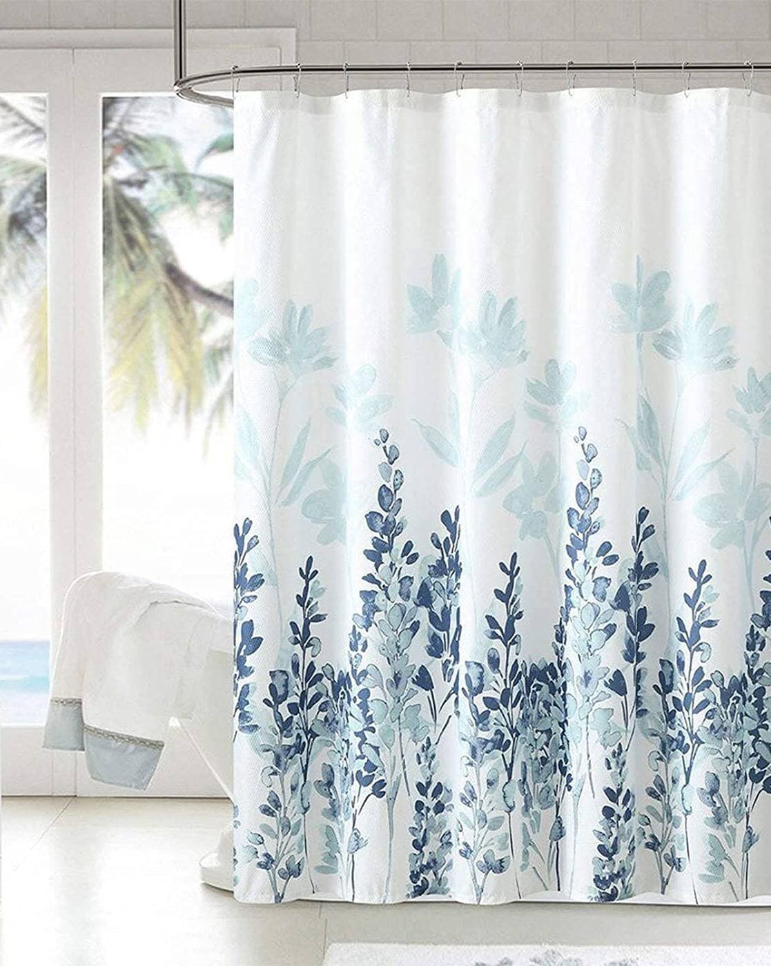 Buy White Bath Curtains for Home & Kitchen by Homewards Online