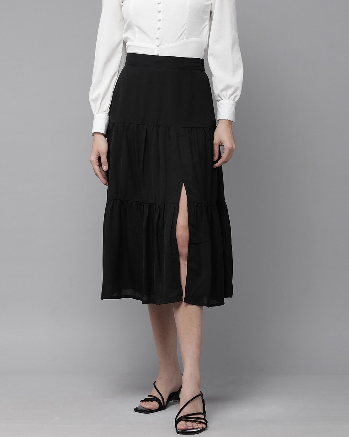 Buy Black Skirts for Women by Rare Online Ajio