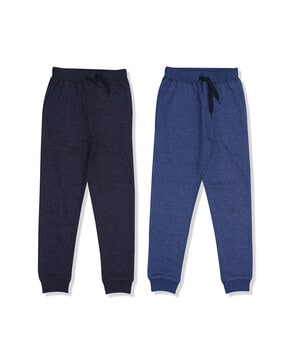 Boys plain navy discount joggers