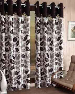 Pack of 2 Printed Polyester Door Curtains-image-47