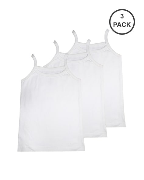Buy White Camisoles & Slips for Girls by Kiddopanti Online
