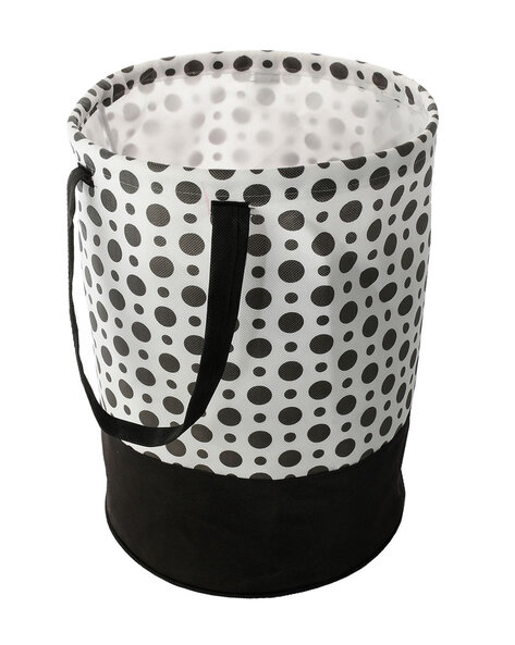 Polka Doted Laundry Bag Bathroom Accessories