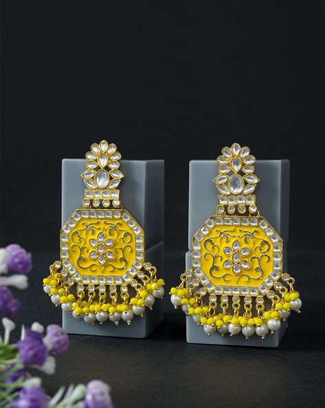 Gunjan Kundan Earrings – Zevar by Geeta