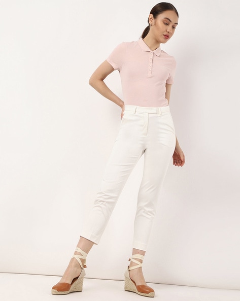 Womens White Trousers  MS