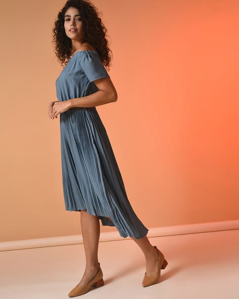 Buy Teal Blue Dresses for Women by Campus Sutra Online